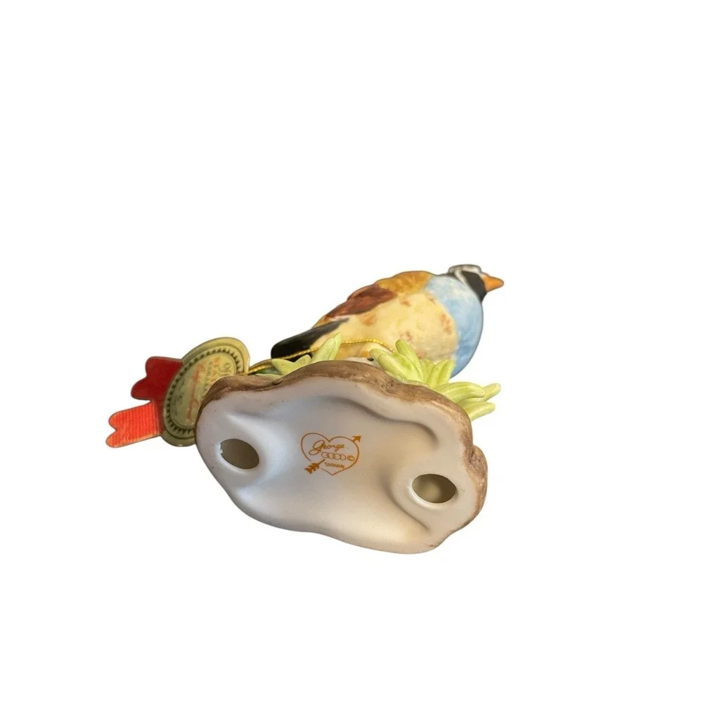 George Good California Quail Figurine Official State Bird Collection Porcelain